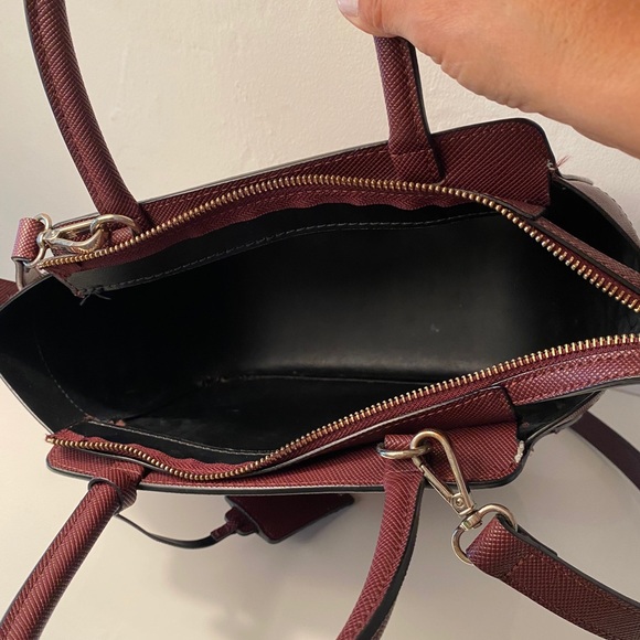 Purple Maroon Zara Basics handbag - Picture 4 of 4